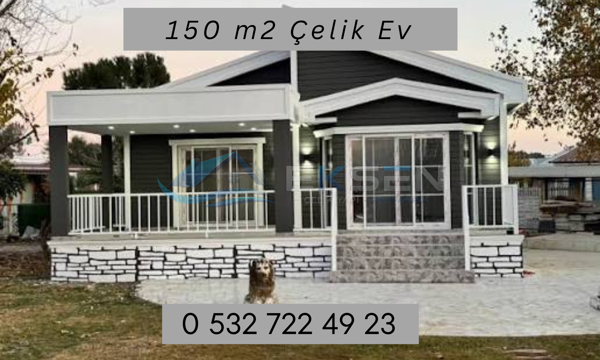 150 m² Çelik Ev