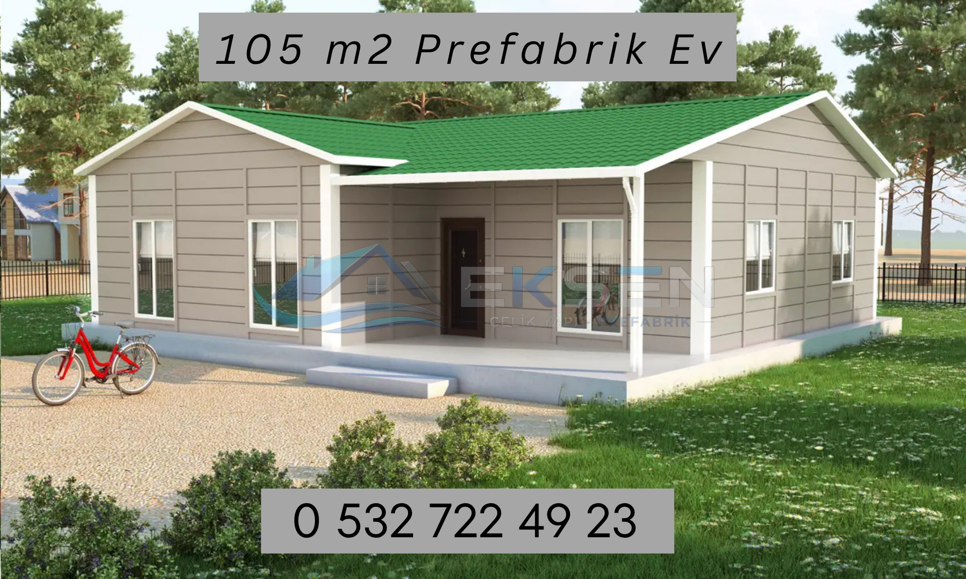 115 m² Prefabrik Ev